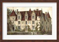 Framed French Chateaux VI