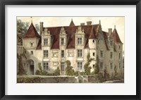 Framed French Chateaux VI