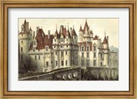 Framed French Chateaux VII