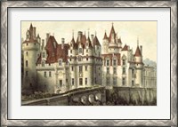 Framed French Chateaux VII