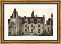 Framed French Chateaux VIII