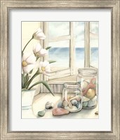 Framed Beach House View I