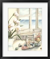 Framed Beach House View I