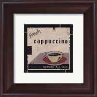 Framed Fresh Cappuccino