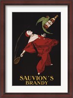 Framed Sauvion's Brandy