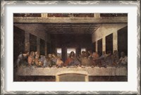 Framed Last Supper, c.1498 (post-restoration)