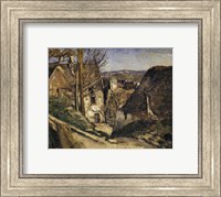 Framed House of the Hanged Man (La maison du pendu), Auvers sur Oise, 1873