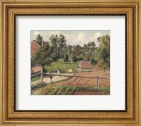Framed View from the Artist's Window, Eragny