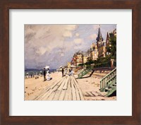 Framed Beach at Trouville, c.1870