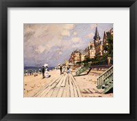 Framed Beach at Trouville, c.1870