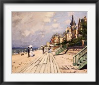 Framed Beach at Trouville, c.1870