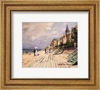 Framed Beach at Trouville, c.1870