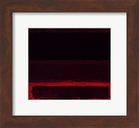 Framed Four Darks in Red, 1958