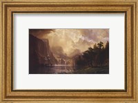 Framed Among the Sierra Nevada, California, 1868