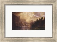 Framed Among the Sierra Nevada, California, 1868