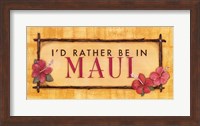 Framed Maui