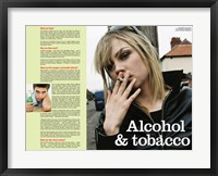 Framed Alcohol & Tobacco