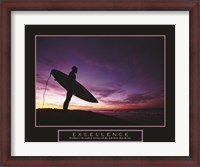 Framed Excellence - Male Surfer