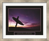 Framed Excellence - Male Surfer