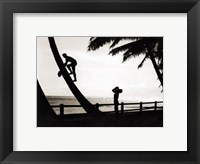Framed Hawaiian Silhouette, 1931