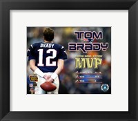 Framed Tom Brady - Supert Bowl XXXVIII MVP