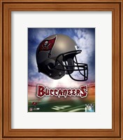 Framed Tampa Bay Buccaneers Helmet Logo