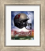 Framed Tampa Bay Buccaneers Helmet Logo
