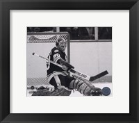 Framed Gerry Cheevers - Action