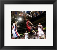 Framed Alonzo Mourning - 2006 Playoff  Action