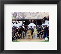 Framed New Yankee Stadium - 2006 Ground Breaking Ceremony