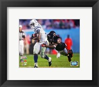 Framed Dominic Rhodes Super Bowl XLI / Action (#12)