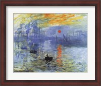 Framed Impression, Sunrise, c.1872