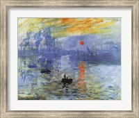 Framed Impression, Sunrise, c.1872