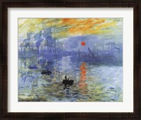 Framed Impression, Sunrise, c.1872