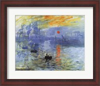 Framed Impression, Sunrise, c.1872