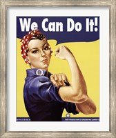 Framed We Can Do It - Rosie The Riveter