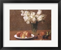 Framed Still Life With Peaches
