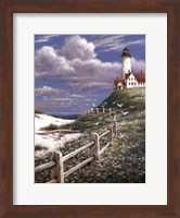Framed Lighthouse With Fence