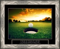 Framed Frustration - Golf Ball