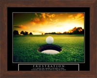 Framed Frustration - Golf Ball