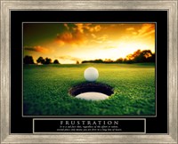 Framed Frustration - Golf Ball