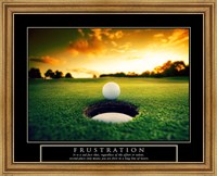 Framed Frustration - Golf Ball