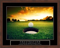 Framed Frustration - Golf Ball