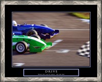 Framed Drive-Race Car