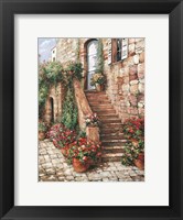 Framed Stone Stairway, Perugia