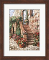 Framed Stone Stairway, Perugia