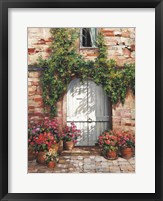 Framed Wooden Doorway, Siena