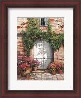 Framed Wooden Doorway, Siena