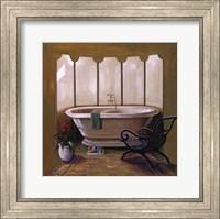 Framed Corromandel Bath I