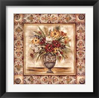 Framed Floral Tapestry II